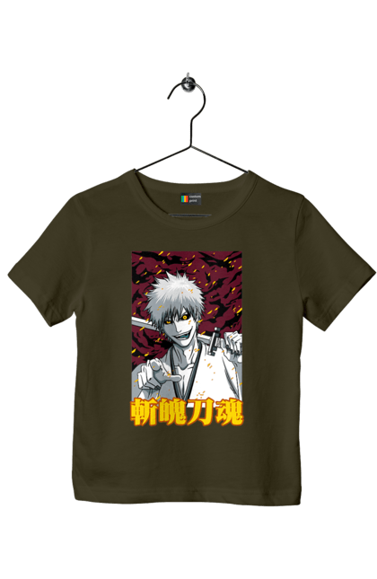 Children's t-shirt with prints Bleach Ichigo Kurosaki. Anime, bleach, ichigo, ichigo kurosaki, manga. 2070702