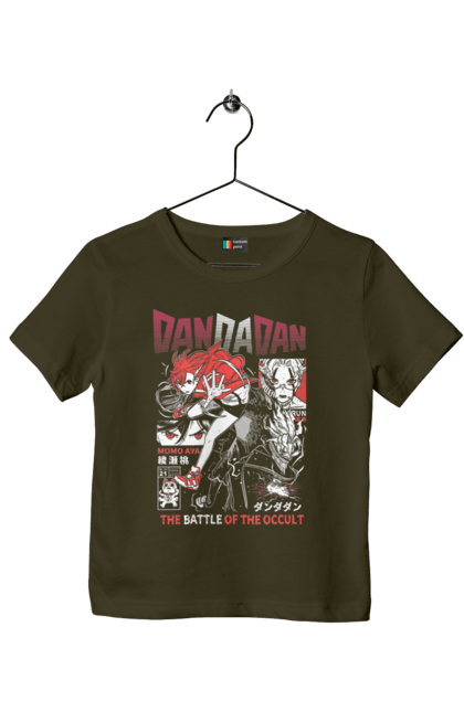 Children's t-shirt with prints Dandadan Momo Ayase. Anime, ayase, dandadan, manga, momo, momo ayase. 2070702
