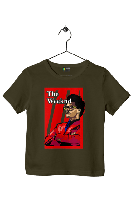 Футболка дитяча з принтом "The Weeknd". Tesfaye, weeknd, актор, продюсер, співак, тесфайє. 2070702