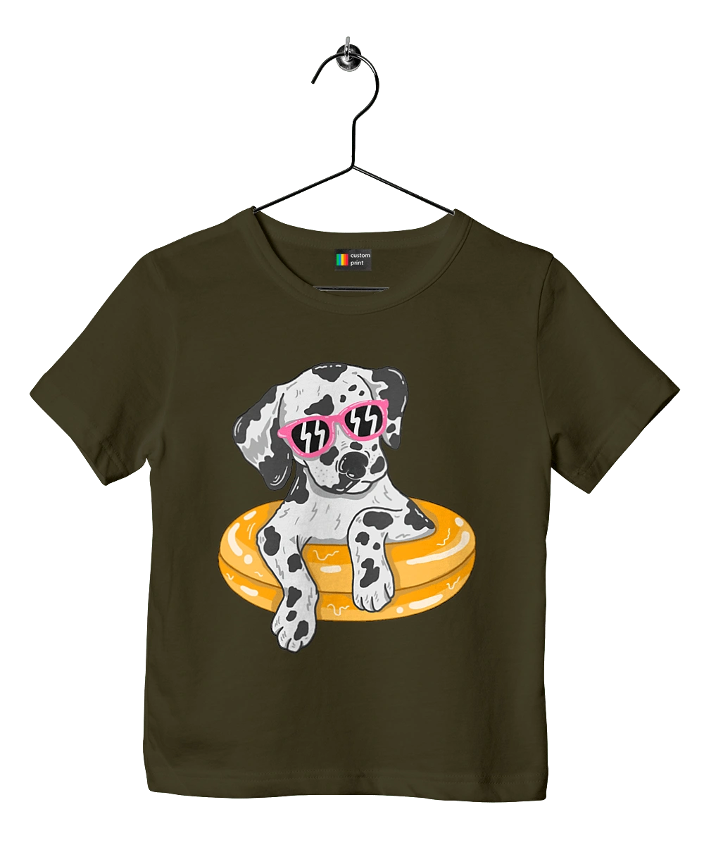 Dalmatian Swims In A Circle