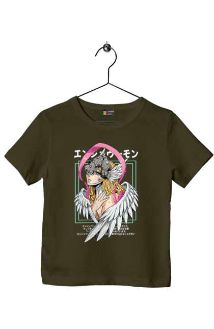 Children's t-shirt with prints Digimon Angewomon. Angewomon, bandai, digimon, digital monsters, media franchise, virtual pets. 2070702