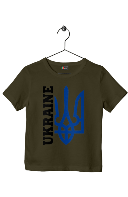 Футболка дитяча з принтом "Герб України". Герб, україна. 2070702