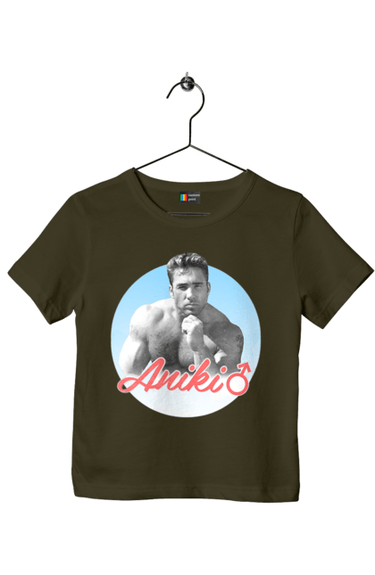 Children's t-shirt with prints Billy Herrington. Aniki, billy, billy herrington, billy herrington art, billy herrington meme, gachi, hachimuchi, herrington, humor. 2070702
