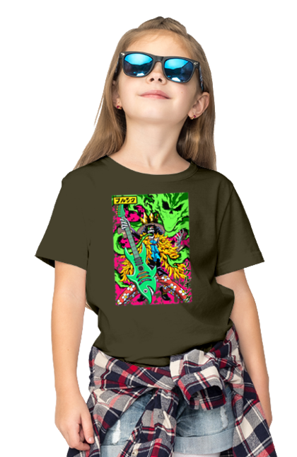 Children's t-shirt with prints One Piece Brook. Anime, brook, manga, one piece, soul king, straw hat pirates. 2070702