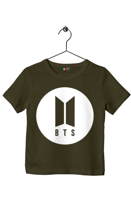 Children's t-shirt with prints BTS. Beyond the scene, bts, group, k pop, k-pop, music, musical group. 2070702