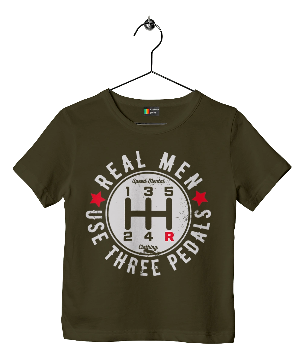 Real men use three pedals