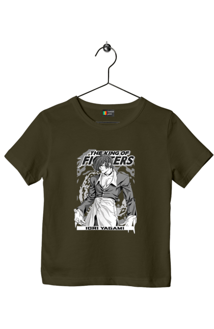 Children's t-shirt with prints The King of Fighters Iori Yagami. Game, iori yagami, king of fighters, rivals, video game. 2070702