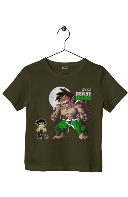 Футболка дитяча з принтом "Перли дракона Гохан". Anime, dragon ball, goku, manga, аніме, гоку, гохан, манга, перли дракона. 2070702