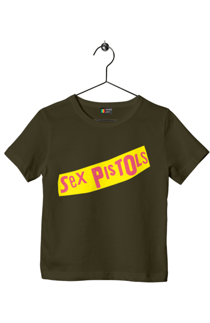 Children's t-shirt with prints Sex Pistols. Group, music, punk, punk revolution, punk rock, rock, sex pistols. 2070702