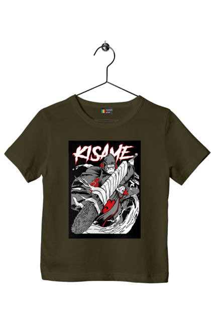 Children's t-shirt with prints Naruto. Anime, character, kisame hoshigaki, manga, naruto, ninja, tv series. 2070702