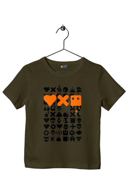 Футболка дитяча з принтом "Роботизація". Robot, життя роботів, код, код машин, кохання машин, любов роботів, роботи та кохання, роботи у житті, роботизоване кохання. 2070702