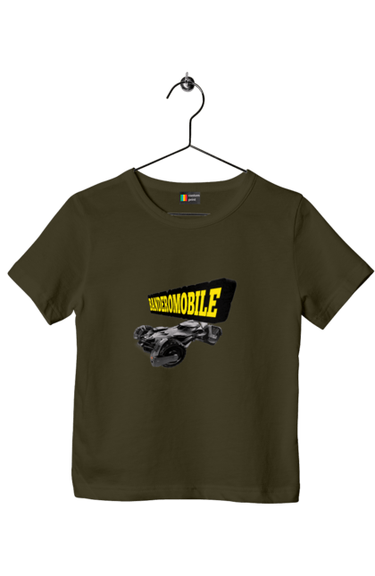 Футболка дитяча з принтом "Бандеромобіль". Авто, авто бандери, автомобіль, бандеромобіль, бетмен, бетмобіль, військове авто, супер машина. 2070702