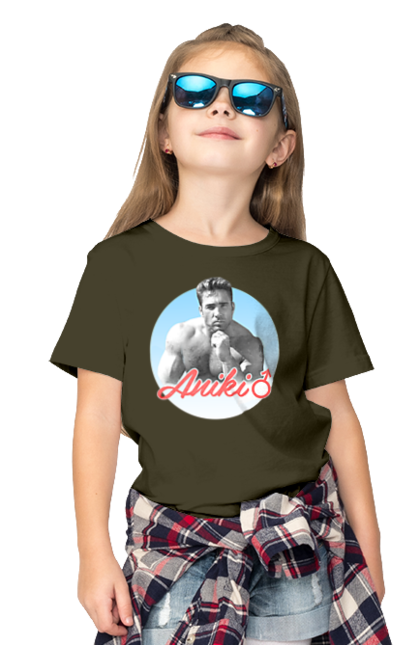 Children's t-shirt with prints Billy Herrington. Aniki, billy, billy herrington, billy herrington art, billy herrington meme, gachi, hachimuchi, herrington, humor. 2070702