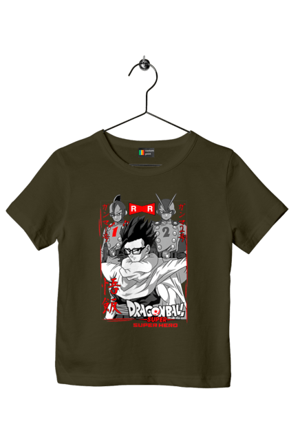 Children's t-shirt with prints Dragon Ball Gohan. Anime, dragon ball, gohan, goku, manga, tv series, vegeta. 2070702