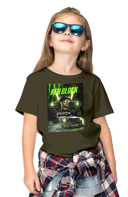 Children's t-shirt with prints Ken Block. Ken block. 2070702