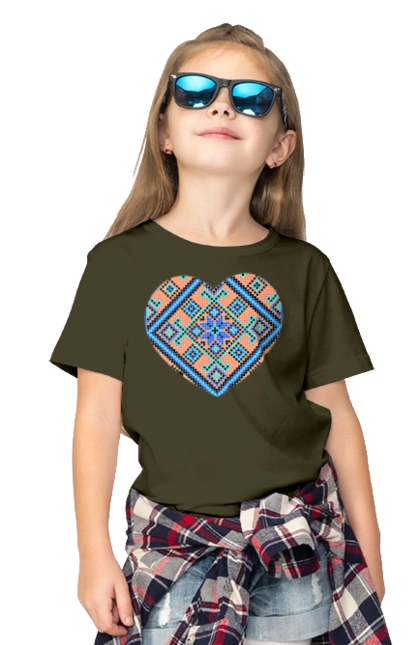 Серце вишивка