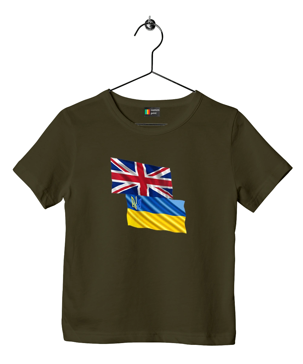 Flag United Kingdom, Flag Ukraine, Support Ukraine