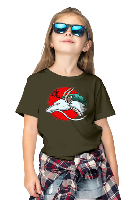 Children's t-shirt with prints Spirited Away Haku. Dragon, haku, spirited away, studio ghibli. 2070702