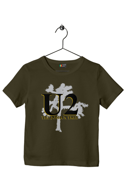 Children's t-shirt with prints Group U2. Alternative rock, dance rock, group, music, post-punk, rock, soft rock, tour. 2070702