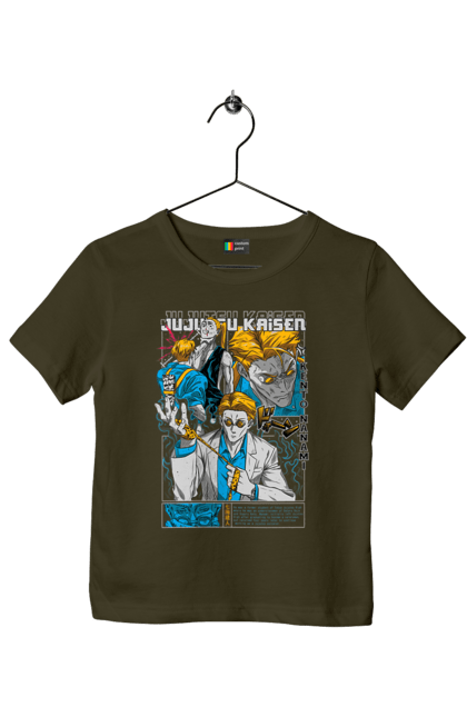 Children's t-shirt with prints Jujutsu Kaisen Nanami. Anime, dark fantasy, jujutsu kaisen, magic battle, manga, mystic, nanami, nanami kento. 2070702