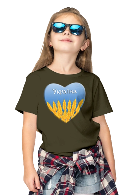 Серце з колосками Україна