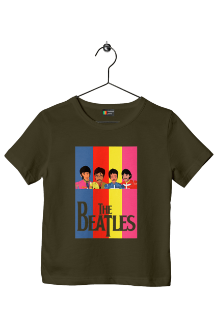 Children's t-shirt with prints The Beatles. Beatles, george harrison, john lennon, liverpool four, music, paul mccartney, ringo starr. 2070702