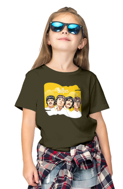 Children's t-shirt with prints The Beatles. Beatles, george harrison, john lennon, liverpool four, music, paul mccartney, ringo starr. 2070702