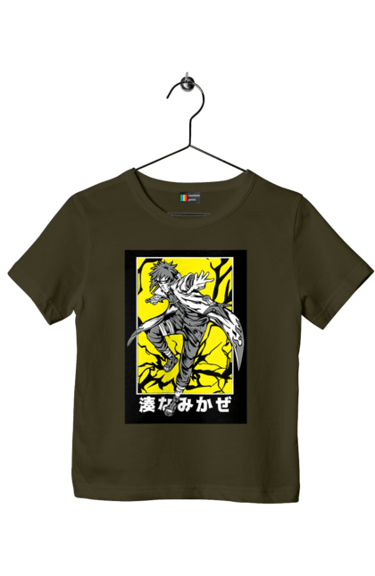 Children's t-shirt with prints Naruto. Anime, character, manga, minato namikaze, naruto, naruto, ninja, tv series. 2070702