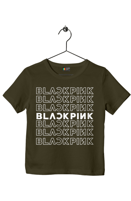 Футболка дитяча з принтом "Blackpink". Blackpink, k pop, yg entertainment, блекпінк, група, к-поп, музика, музичний гурт. 2070702