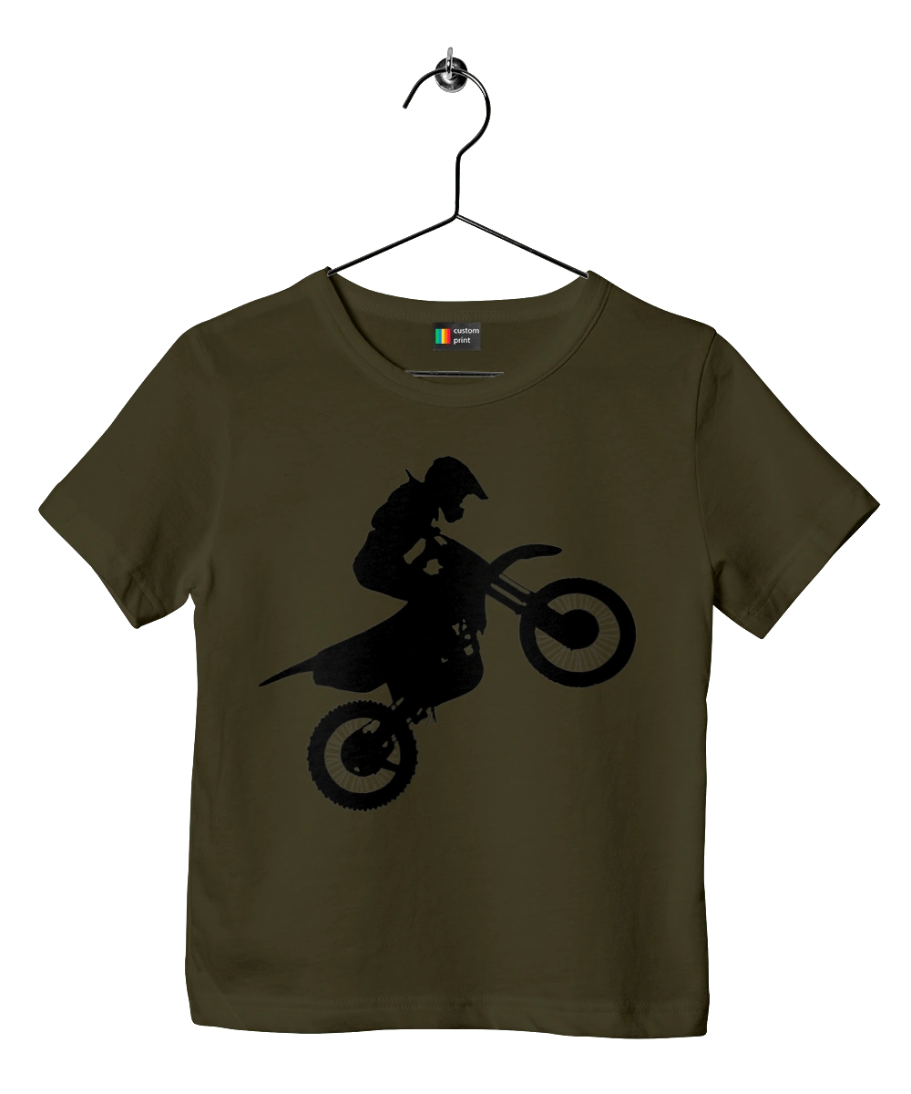 Silhouette Of A Motorcyclist