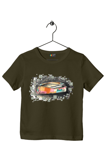 Футболка дитяча з принтом "Пенал Авторський малюнок". Ексклюзив, канцтовари, малюнок, малюнок від руки, олівець, пенал, ручка, школа. 2070702