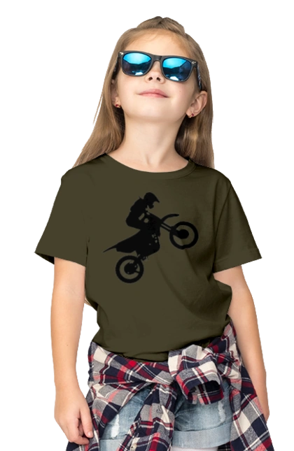 Silhouette Of A Motorcyclist