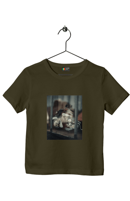 Футболка дитяча з принтом "Мото". Байк, дорога, мото, сила, швидкість. 2070702