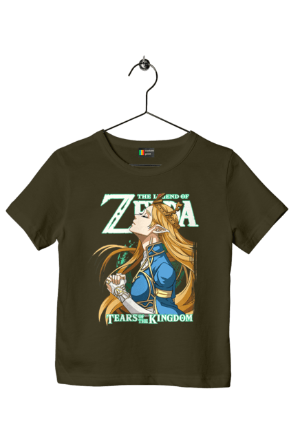 Футболка дитяча з принтом "The Legend of Zelda Принцеса Зельда". Legend of zelda, nintendo, zelda, зельда, принцеса, принцеса зельда. 2070702