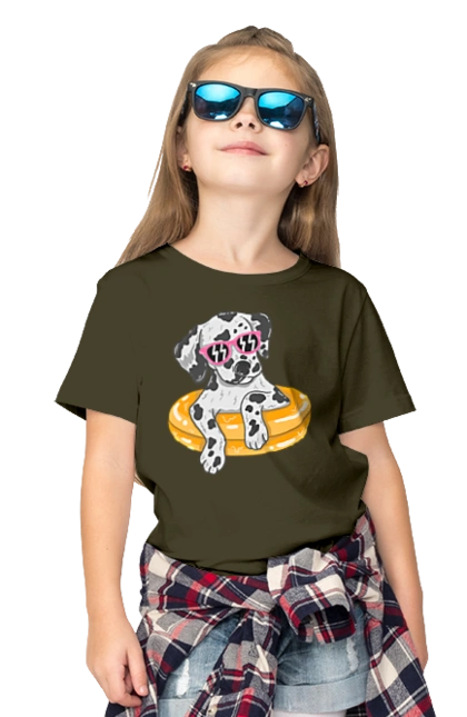 Dalmatian Swims In A Circle