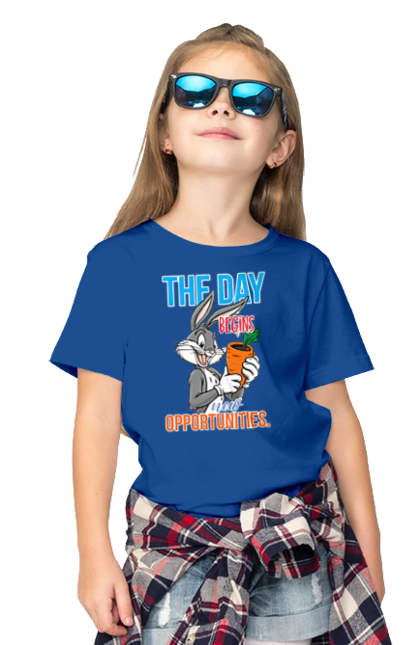 Children's t-shirt with prints Bugs Bunny. Bugs bunny, cartoon, looney tunes, merrie melodies. 2070702