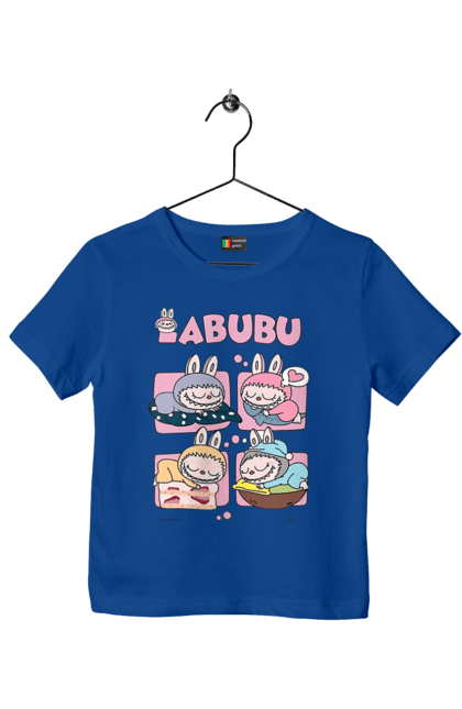 Children's t-shirt with prints Labubu`s Dream. Labubu, toys, weird cute. 2070702