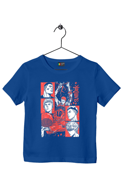 Children's t-shirt with prints Slam Dunk. Anime, basketball, comedy, manga, school, shonen, slam dunk, sports anime. 2070702