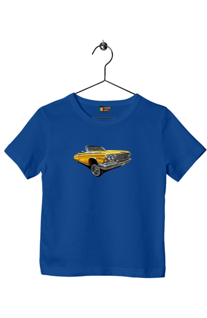 Children's t-shirt with prints Car. Car, chevrolet, classic, impala, lowrider. 2070702
