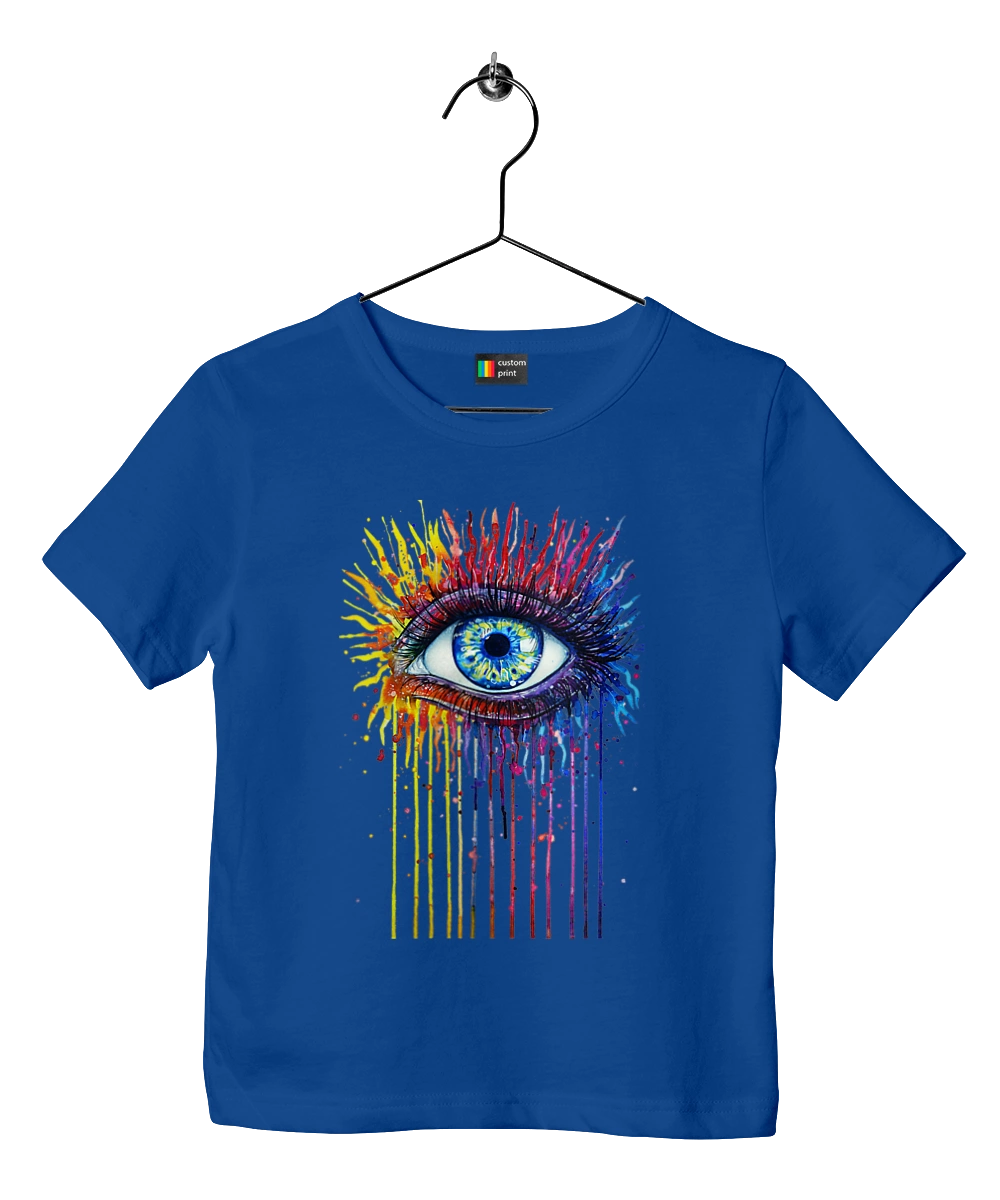 Colorful Flowing Eye