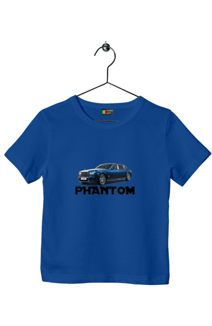 Футболка дитяча з принтом "Ролс ройс". Авто, автомобіль, люкс клас, ролс ройс, седан, фантом. 2070702