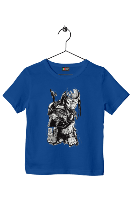 Children's t-shirt with prints The Predator. Alien, cinema, film, predator, thriller. 2070702