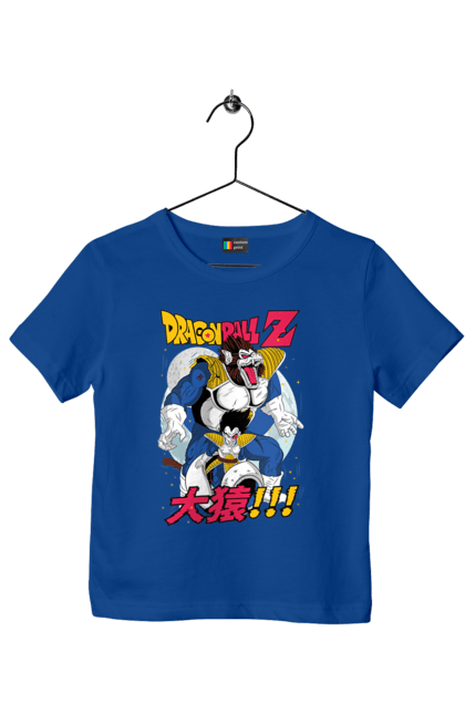 Children's t-shirt with prints Dragon Ball Vegeta. Anime, dragon ball, goku, manga, tv series, vegeta. 2070702