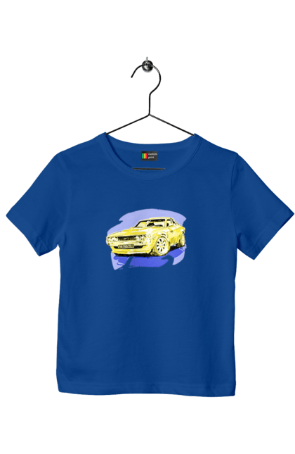 Children's t-shirt with prints Ukrainian sports car. Machine, machine art, power, speed, sports car, ukrainian car. 2070702