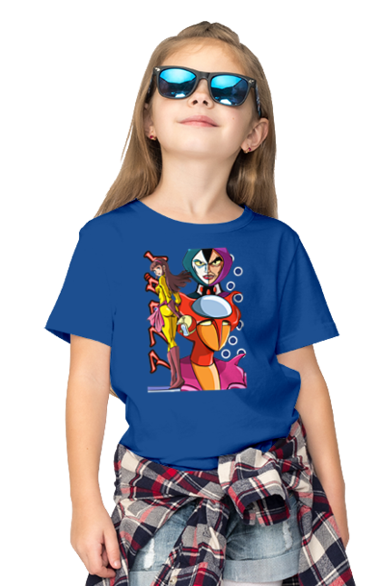 Children's t-shirt with prints Mazinger Z Aphrodite. Anime, aphrodite, manga, mazinger z, mecha, robots. 2070702