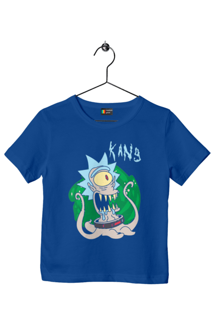 Футболка дитяча з принтом "Рік та Морті". Rick and morty, мультфільм, наукова фантастика, пригоди, рік, рік і морті, трагікомедія, чорний гумор. 2070702