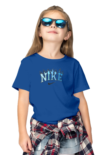 Футболка дитяча з принтом "Nike". Nike, логотип, надпись, найк. CustomPrint.market