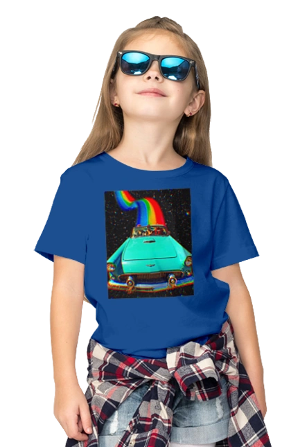 Картина, машина в космосе