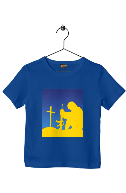 Children's t-shirt with prints Patriot. Freedom, patriot, patriotism, ukraine, ukrainian, victory. 2070702