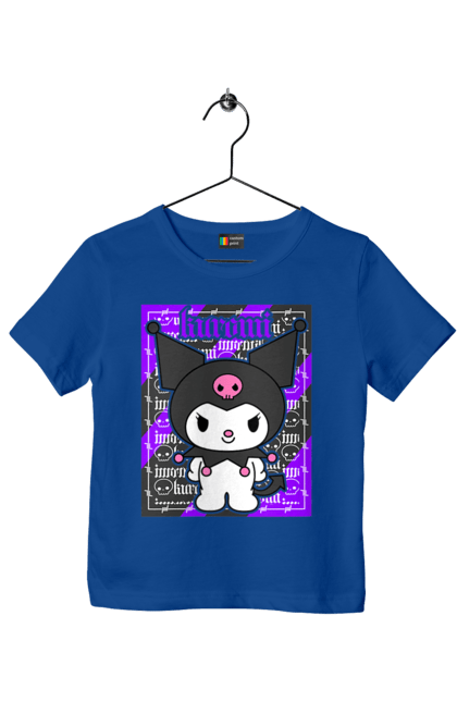 Children's t-shirt with prints Hello Kitty Kuromi. Anime, character, hello kitty, kuromi, my melody, sanrio. 2070702